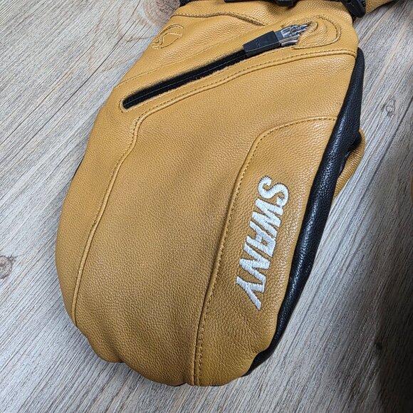 Swany Men's X-Cell Mitt Size M Leather Ski Snowboard - Picture 5 of 9